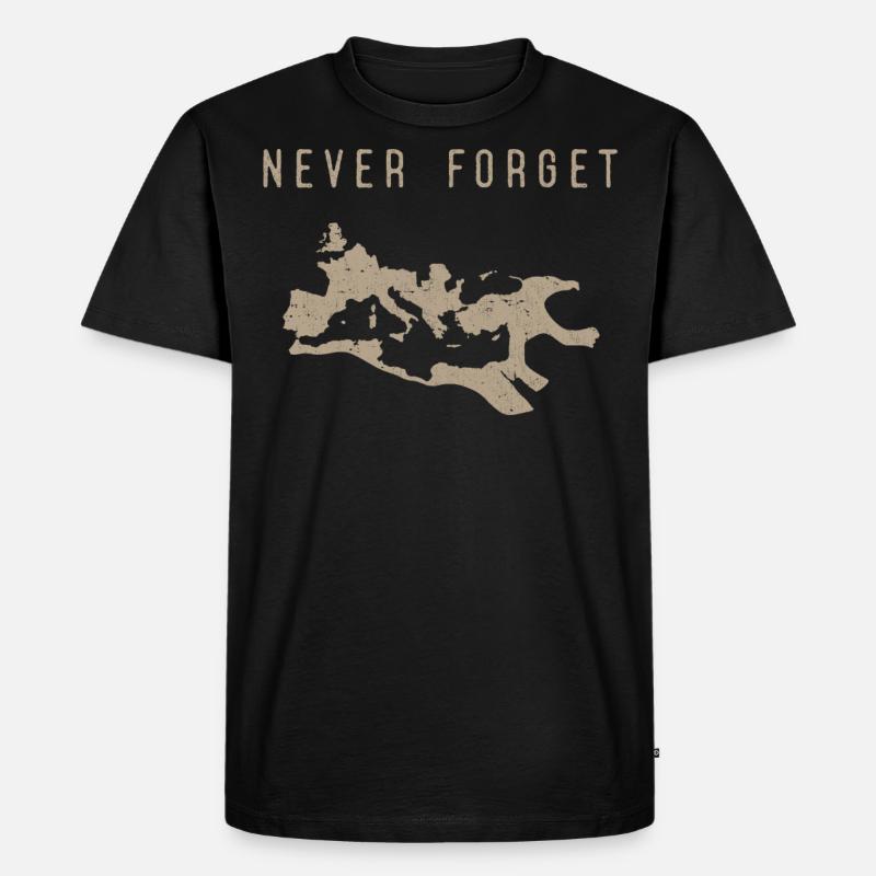 Römisches Reich, Antike Römer, Caesar - Männer Premium Bio T-Shirt - Schwarz