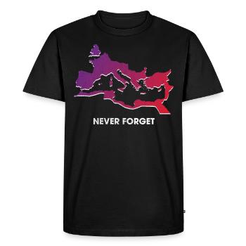 Empire romain, Romains anciens, César - T-shirt Premium bio Homme - noir - Devant - Nico (187cm)