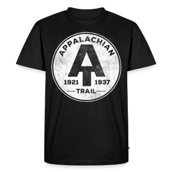 Sentier des Appalaches, randonnée pédestre, parc national des États-Unis - T-shirt Premium bio Homme - noir - Devant - Nico (187cm)