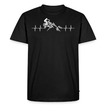 VTT, VTT, VTT - T-shirt Premium bio Homme - noir - Devant - Nico (187cm)