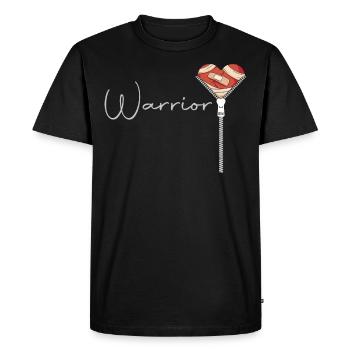 Recovery of heart surgery. - Men's Premium Organic T-Shirt - black - Front - Nico (187cm)
