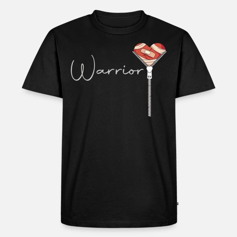Erholung Der Herzoperation. - Männer Premium Bio T-Shirt - Schwarz