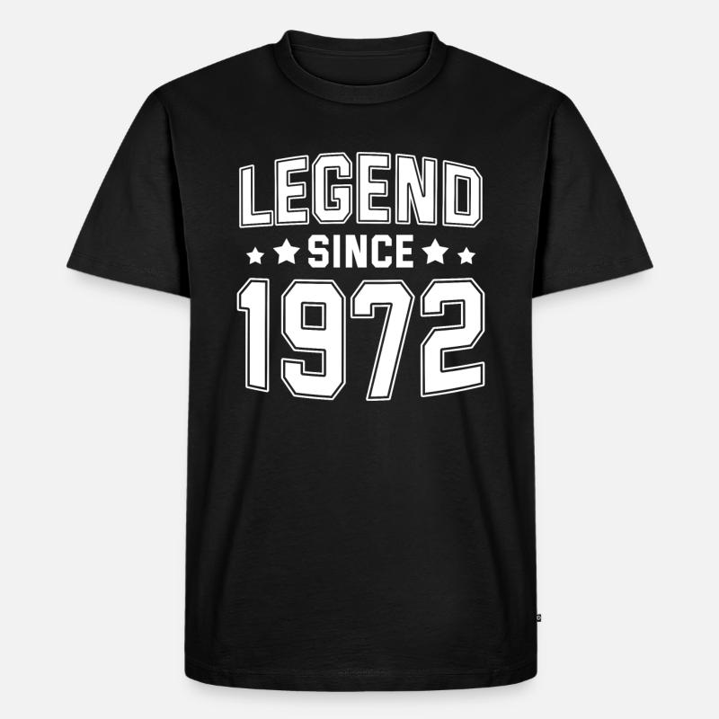 Legend since 1972 - T-shirt Premium bio Homme - noir