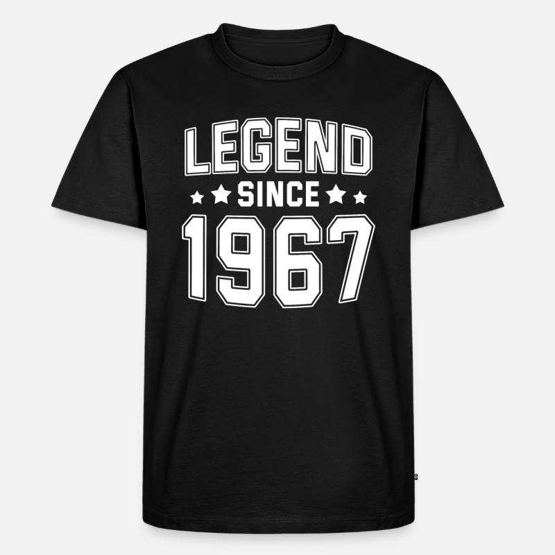 Legend since 1967 - Men's Premium Organic T-Shirt - black