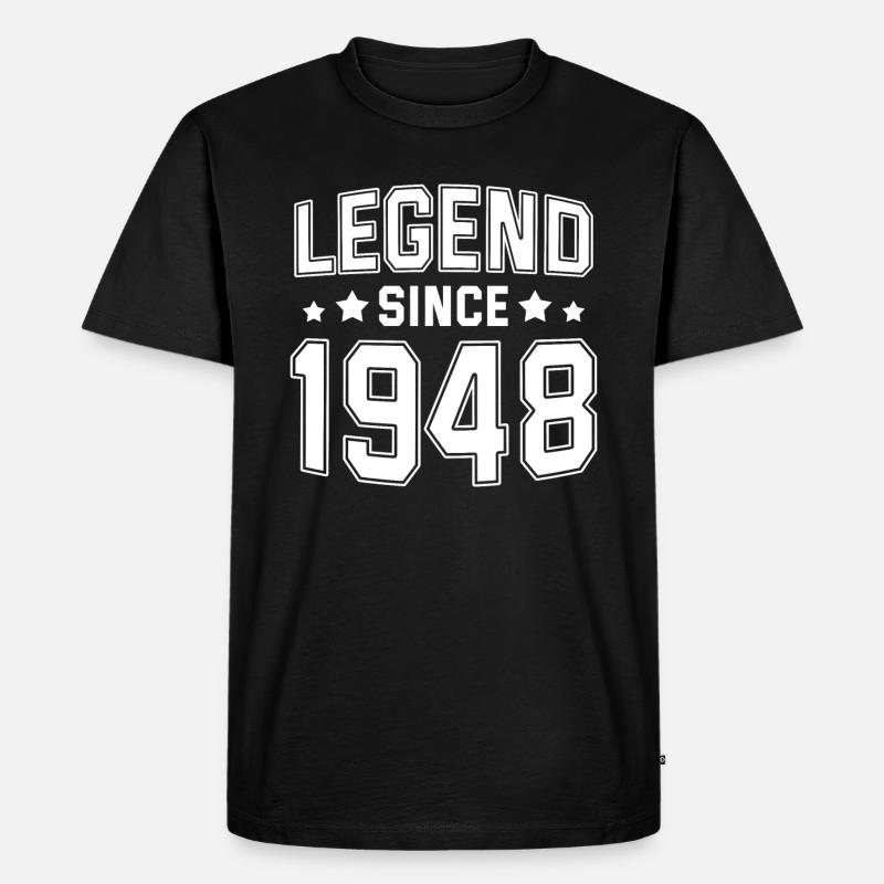 Legend since 1948 - Men's Premium Organic T-Shirt - black