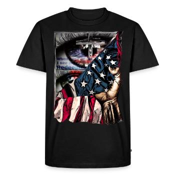 Conception pour les employés de l’Église chrétienne - T-shirt Premium bio Homme - noir - Devant - Nico (187cm)