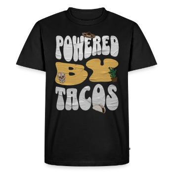 Taco - T-shirt Premium bio Homme - noir - Devant - Nico (187cm)