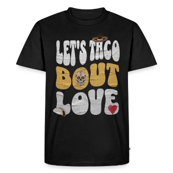 Taco - T-shirt Premium bio Homme - noir - Devant - Nico (187cm)