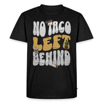 Taco - T-shirt Premium bio Homme - noir - Devant - Nico (187cm)