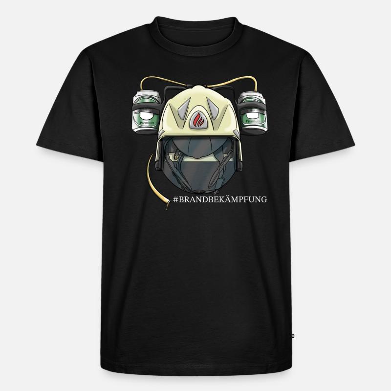 Brandbekämpfung 2 - Männer Premium Bio T-Shirt - Schwarz