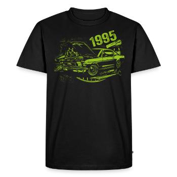 1995 Anniversaire Vintage Modèle 1995 Cru 1995 - T-shirt Premium bio Homme - noir - Devant - Nico (187cm)