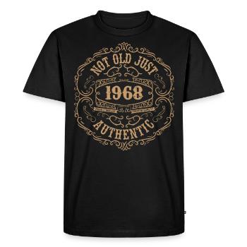 1968 Classique 1968 Cadeau Anniversaire 1968 Rétro - T-shirt Premium bio Homme - noir - Devant - Nico (187cm)