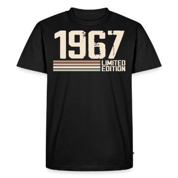 1967 Millésime 1967 Anniversaire 1967 Rétro 1967 - T-shirt Premium bio Homme - noir - Devant - Nico (187cm)