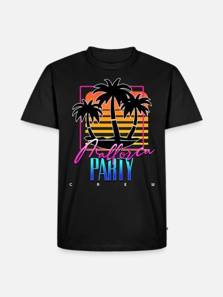 Mallorca Party Crew - Men's Premium Organic T-Shirt - black