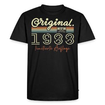 Original 1988 Millésime 1988 Anniversaire Rétro 1988 - T-shirt Premium bio Homme - noir - Devant - Nico (187cm)