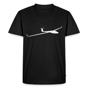 Ls neo glider gliding glider gift - Men's Premium Organic T-Shirt - black - Front - Nico (187cm)