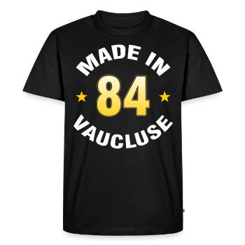 Vaucluse - T-shirt Premium bio Homme - noir - Devant - Nico (187cm)