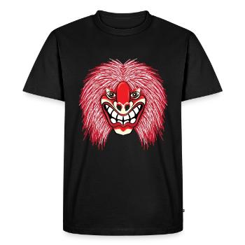 Waggis Maske carnaval de Bâle Morgenstreich Bâle - T-shirt Premium bio Homme - noir - Devant - Nico (187cm)
