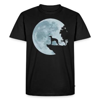 Whippet Greyhound Galgo Podenco Cadeau - T-shirt Premium bio Homme - noir - Devant - Nico (187cm)
