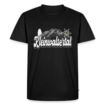 Kleinwalsertal Walsertal Österreich - Männer Premium Bio T-Shirt - Schwarz - Vorne - Nico (187cm)