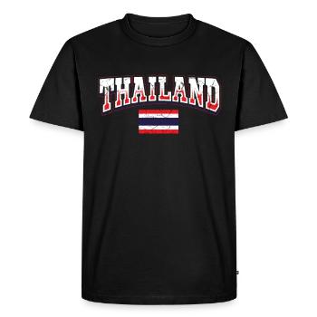 Thaïlande - T-shirt Premium bio Homme - noir - Devant - Nico (187cm)
