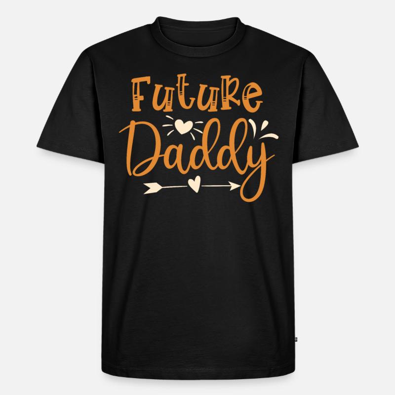 Futuro papà - Maglietta ecologica premium da uomo - nero
