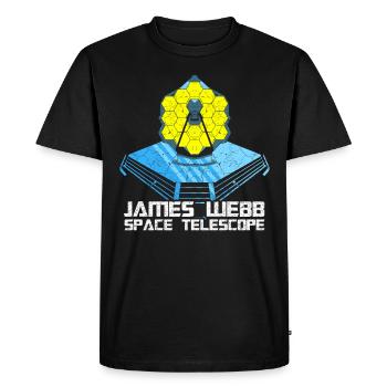 James Webb Space Telescope (JWST) - Men's Premium Organic T-Shirt - black - Front - Nico (187cm)