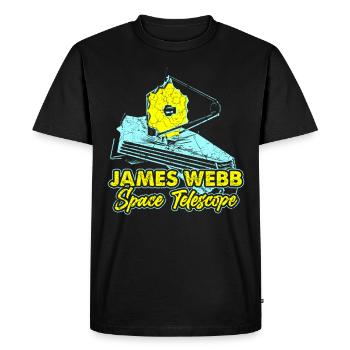 James Webb Space Telescope - Men's Premium Organic T-Shirt - black - Front - Nico (187cm)