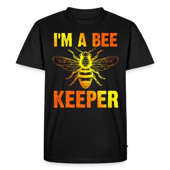 Beekeeper Beekeeper Beekeeper - Men's Premium Organic T-Shirt - black - Front - Nico (187cm)
