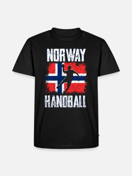 Norvège Handball - T-shirt Premium bio Homme - noir