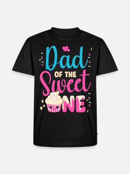 Papa de la douce - T-shirt Premium bio Homme - noir
