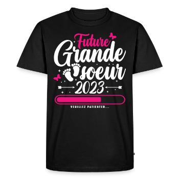 Future Grande Soeur 2023 - T-shirt Premium bio Homme - noir - Devant - Nico (187cm)