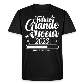 Future Grande Soeur 2023 - T-shirt Premium bio Homme - noir - Devant - Nico (187cm)