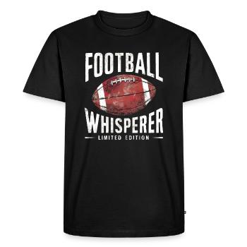 Football Whisperer Édition Limitée - T-shirt Premium bio Homme - noir - Devant - Nico (187cm)