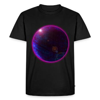 Space Planet Space Space Gift - Men's Premium Organic T-Shirt - black - Front - Nico (187cm)