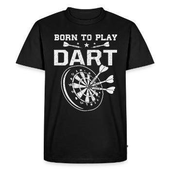 Darts Dart Darts Gift Darts Dartboard - T-shirt Premium bio Homme - noir - Devant - Nico (187cm)
