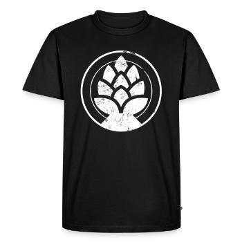 houblon - T-shirt Premium bio Homme - noir - Devant - Nico (187cm)