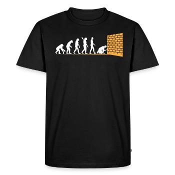 Mason Evolution - Men's Premium Organic T-Shirt - black - Front - Nico (187cm)
