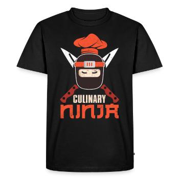 Cook Cook Kitchen Chef Cook Food Gift - Men's Premium Organic T-Shirt - black - Front - Nico (187cm)