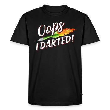 Fléchettes Dart Dartboard Bullseye Dart Gift - T-shirt Premium bio Homme - noir - Devant - Nico (187cm)