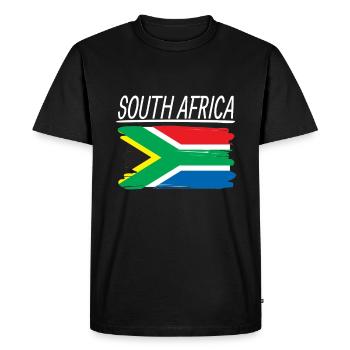 Afrique du Sud - T-shirt Premium bio Homme - noir - Devant - Nico (187cm)