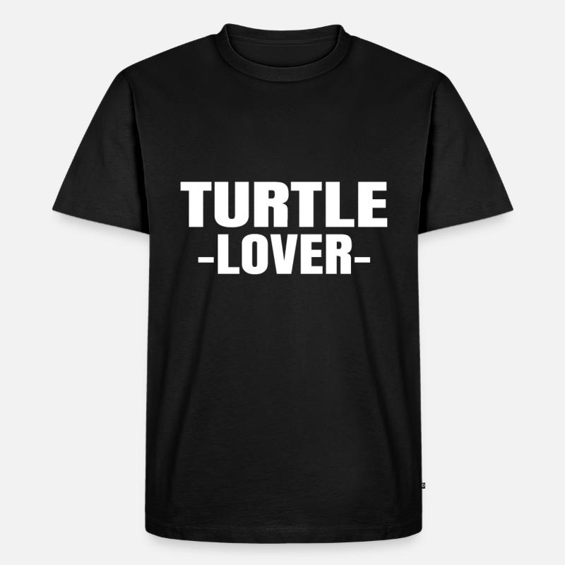 turtles - Männer Premium Bio T-Shirt - Schwarz