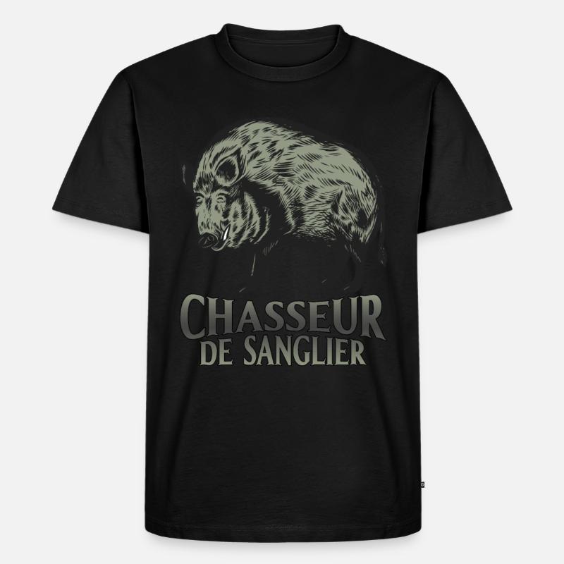 Eberjäger - Geschenk - Männer Premium Bio T-Shirt - undefined