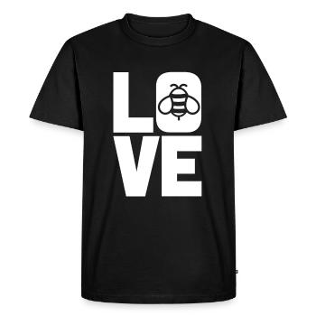 Bees beekeeping beekeeper beekeeper honey beekeeper - Men's Premium Organic T-Shirt - black - Front - Nico (187cm)