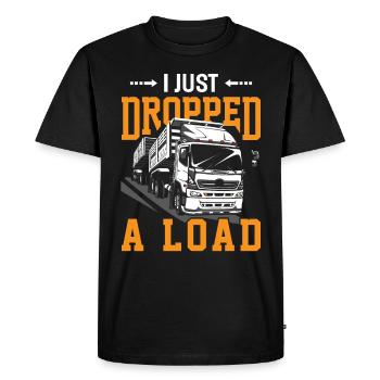 Trucker Truck Driver Truck Driver Brummi Gift - Men's Premium Organic T-Shirt - black - Front - Nico (187cm)