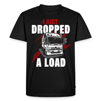 Trucker Truck Driver Truck Driver Brummi Gift - Men's Premium Organic T-Shirt - black - Front - Nico (187cm)