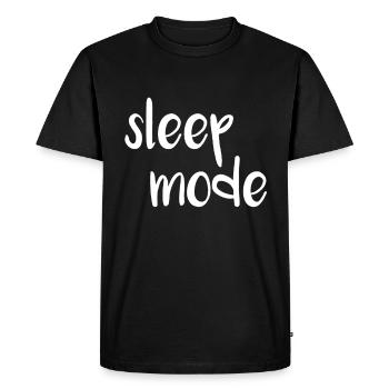 dormir - T-shirt Premium bio Homme - noir - Devant - Nico (187cm)