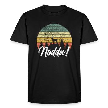Nodda! Siegerland Siegen Wittgenstein Gift - Men's Premium Organic T-Shirt - black - Front - Nico (187cm)