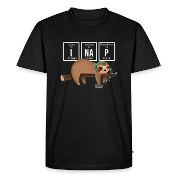 Science Chemistry Physics Biology Research - Men's Premium Organic T-Shirt - black - Front - Nico (187cm)