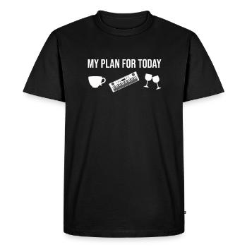 Keyboarder cadeau keyboard joueur de vin - T-shirt Premium bio Homme - noir - Devant - Nico (187cm)